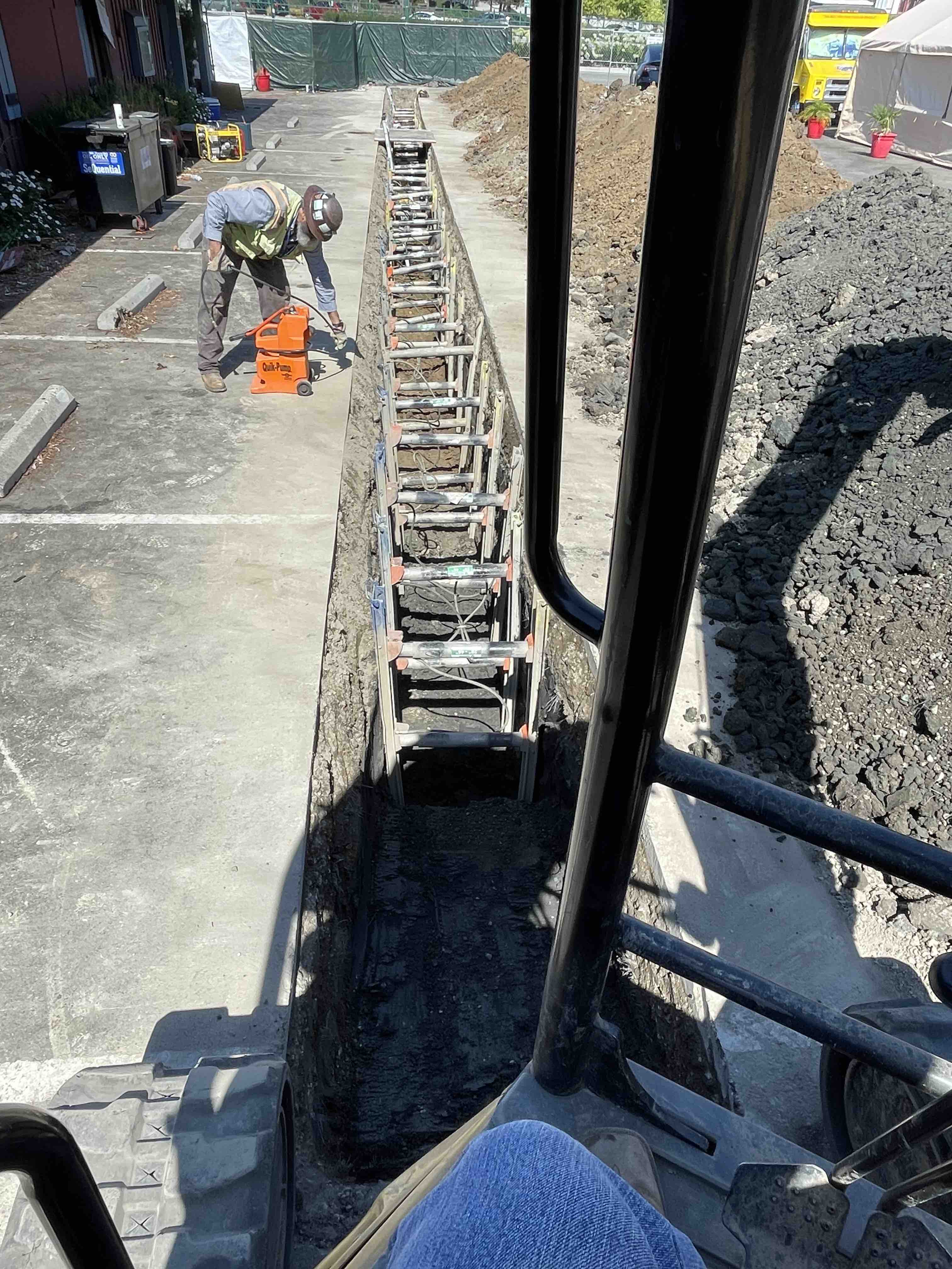 Underground utility installation